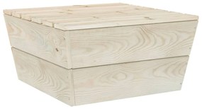 vidaXL Τραπέζια Κήπου 2 τεμ. 60x60x30 εκ. Εμποτισμένο Ξύλο Ερυθρελάτης