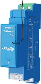 Shelly Qubino Pro 1 DIN rail Relay, 1-channel, Z-Wave
