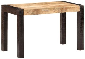 vidaXL Τραπεζαρία 120 x 60 x 76 εκ. από Μασίφ Ακατέργαστο Ξύλο Μάνγκο