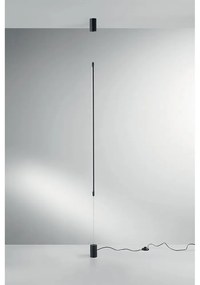 Φωτιστικό Δαπέδου Led-Gravity-PT-NER Led 1728lm 3000K/4000K/6500K 120x6x6 Black Luce Ambiente Design