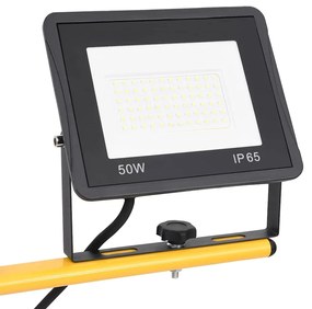 vidaXL Προβολέας LED με Τρίποδο Ψυχρό Λευκό 2 x 50 W
