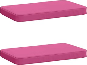 vidaXL Μαξιλάρια Πάγκου 2 Τεμαχίων VUGHT 2 pcs 100% Πολυεστέρας Ροζ
