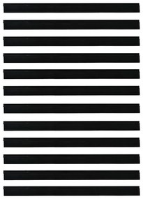 vidaXL Αυτοκόλλητες σφραγίδες πόρτας 12 pcs Μαύρο 100 cm