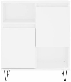 vidaXL Συρταριέρες 2 τεμ. Λευκές από Επεξεργασμένο Ξύλο