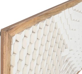 Κεφαλάρι κρεβατιού Home ESPRIT Λευκό Φυσικό 160 x 4 x 80 cm