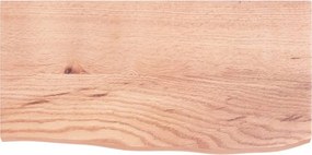 vidaXL Πάγκος Μπάνιου Αν. Καφέ 60x30x2 εκ. Επεξεργ. Μασίφ Ξύλο