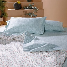 Μαξιλαροθήκες Lalika 10A (Σετ 2τμχ) Mint Green Kentia 50Χ70 100% Cotton Satin