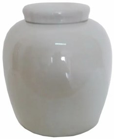 Διακοσμητικό Βάζο Με Καπάκι Κεραμικό-Πορσελάνης PAPSHOP 22x26εκ. CH18