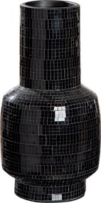Βάζο Λαιμού Κεραμικό Μαύρο D15X30Cm D15X30Cm