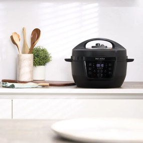 Instant Pot XL 140001901, 1200W, 7.1 l, 7 προγράμματα, έναρξη με καθυστέρηση, οθόνη LCD, Μαύρο