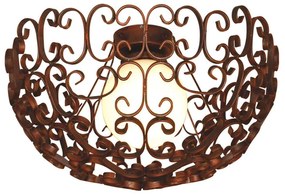 Φωτιστικό Οροφής Bale HL-3587-1X 77-4050 65x65x40cm 1xE27 60W Copper Homelighting