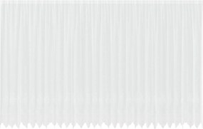 vidaXL Κουρτίνα Δαντέλας με κουρτίνες Λευκό 260x750εκ Πολυεστέρας