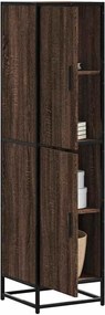 vidaXL Highboard καφέ δρυς Κατασκευασμένο ξύλο και μέταλλο