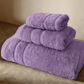 Bonsai Home Σετ Πετσέτες Πενιέ 3τμχ 600gsm Royal Cosy Λιλά