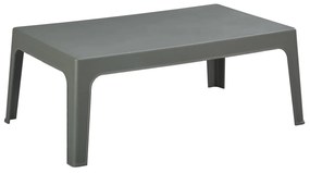 Τραπεζάκι παραλίας SLEEK Ορθογώνιο Πολυπροπυλένιο σε Dark Olive 99x59.5x39.5Υεκ. 99x59.5x39.5 εκ.