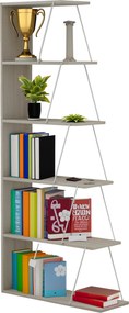 ΒΙΒΛΙΟΘΗΚΗ ΜΕΛΑΜΙΝΗΣ MINI TARS SONOMA ΛΕΥΚΟ HM2241.11 65x22-24x146Υεκ.