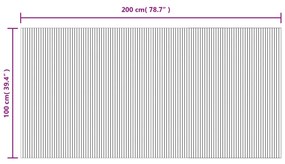 ΧΑΛΙ ΟΡΘΟΓΩΝΙΟ ΓΚΡΙ 100 X 200 ΕΚ. ΜΠΑΜΠΟΥ 376808