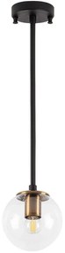 Φωτιστικό Οροφής Akkas 942FLG1156 15x15x61cm 1xE14 40W Black-Gold Opviq