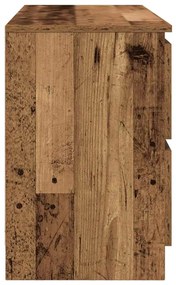 vidaXL Έπιπλο Τηλεόρασης Όψη Παλαιού Ξύλου 100x35x54 εκ. Επεξ. Ξύλο
