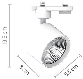 Σποτ Ράγας Λευκό (T00502-WH) - Μέταλλο - T00502-WH