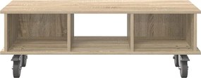 vidaXL Βάση TV Δρύς Sonoma 100 x 35 x 35 εκ Επεξεργασμένο ξύλο