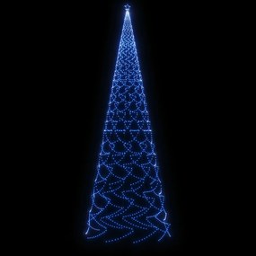 vidaXL Χριστουγεννιάτικο Δέντρο Με Ακίδα 3000 LED Μπλε 800 εκ.