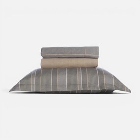 Σεντόνια King Size (Σετ) Nef-Nef Homeware Draft Olive/Grey