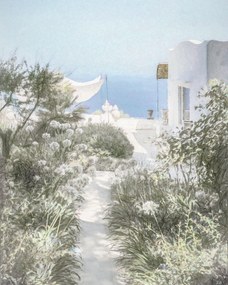 Φωτοταπετσαρία Τοίχου Ελληνικό Νησί Έτοιμων Διαστάσεων LJX4-009 (2M x 2.50Υ)