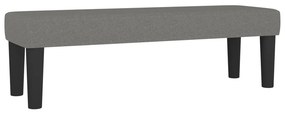 vidaXL Κρεβάτι Boxspring με Στρώμα Σκούρο Γκρι 160x200 εκ Υφασμάτινο