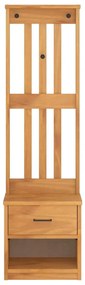 vidaXL Δέντρο χωλ "SANDNES" 45x40x159,5 εκ.Πεύκο μασίφ ξύλο