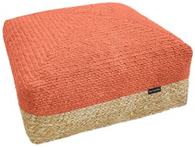 Πουφ (50x50x25) Guy Laroche Boho Maya Washabi
