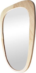 Καθρέπτης Phaedra pakoworld MDF σε φυσική απόχρωση 74x2,5x120 εκ