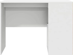 vidaXL Γραφείο με ράφι Λευκό 102 x 50 x 75 εκ Επεξεργασμένο ξύλο