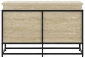 Κουτί Αποθήκευσης με Sonoma Δρυς 80x40x51,5 εκ. Επεξ. Ξύλο - Καφέ