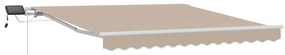 vidaXL Σκηνίτσα Αναδιπλούμενη with 300 x 250 εκ Μπεζ