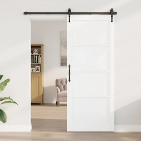 vidaXL Εσωτερική Πόρτα Λευκό 86 x 211 cm Κόντρα πλακέ