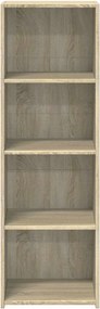 vidaXL Ντουλάπι Sonoma Δρυς 40x41x124 εκ. από Επεξεργασμένο Ξύλο