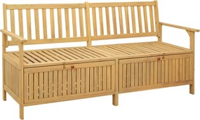 vidaXL Παγκάκι με αποθήκευση 2 -Seater 170 x 63 x 84 cm Σταθερή Ακακία