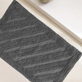 Πατάκι Μπάνιου Task Dark Grey Melinen 40X60 100% Βαμβάκι