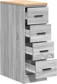 vidaXL ντουλάπι αποθήκευσης γκαράζ 30x51x85 εκ μασίφ ξύλο πεύκο