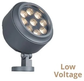 Φωτιστικό Επιδαπέδιο Καρφωτό LED IP65 10W 3000K Ridox 4310700 Viokef 4310700 Μαύρο