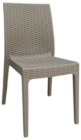 Καρέκλα Dafne Beige Rattan Ε328,4 46Χ55Χ85 cm