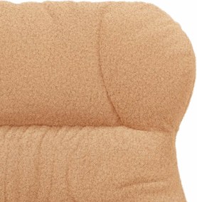 vidaXL Πολυθρόνα Μπεζ 69 x 74 x 93 εκ. Υφάσματος Sherpa