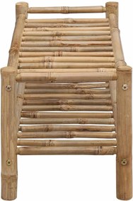 vidaXL Ράφι Παπουτσιών με ράφι Φυσικό 68 x 28 x 30 εκ Μπαμπού