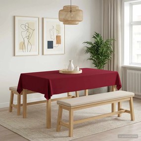vidaXL Ύφασμα Τραπέζης Κόκκινο 140 x 200 cm Ορθογώνιος