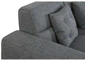Καναπές Home ESPRIT Σκούρο γκρίζο Σύγχρονη 231 x 170 x 82 cm