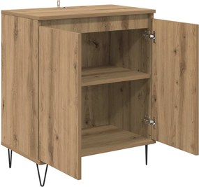 vidaXL Πλαϊνό γραφείο Artisan Oak 60 x 35 x 70 cm Επεξεργασμένο Ξύλο