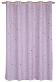 Κουρτίνα Μπάνιου Serendipity Mauve Nef-Nef 180Πx180Υ 180x180cm Πολυέστερ