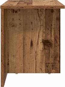 vidaXL End Table 2 pcs Παλιό ξύλο 37 x 32 x 40 εκ Επεξεργασμένο ξύλο