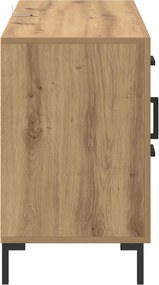 vidaXL Πλαϊνό γραφείο Artisan Oak 100 x 36 x 60 εκ. Επεξεργασμένο ξύλο
